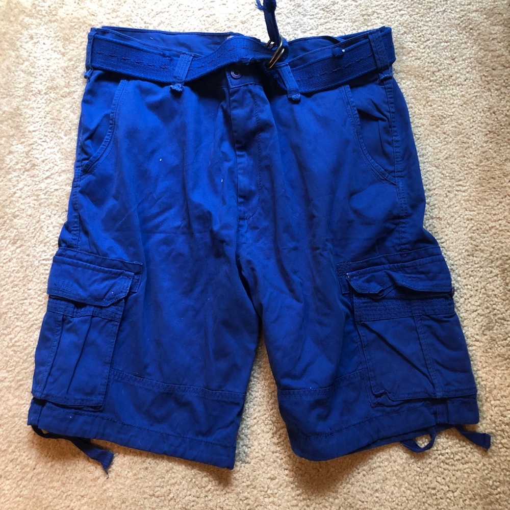 Royal Blue Cargo Shorts men’s 42